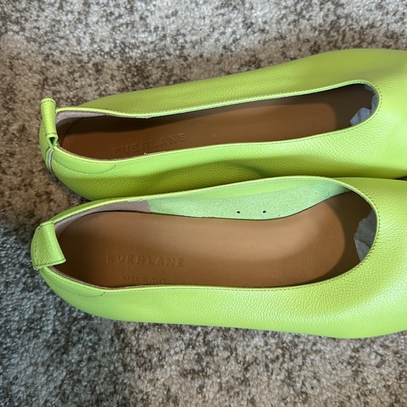Everlane Italian Leather Day Glove Neon Green 10 - Picture 3 of 7